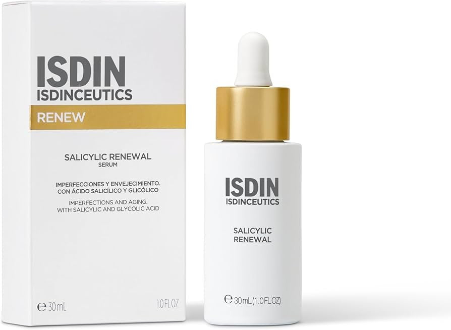 ISDIN Isdinceutics Renew Salicylic Renewal Serum، وهو سيروم مصحح ومجدد للبشرة يتميز بتركيبة مزدوجة المفعول.
