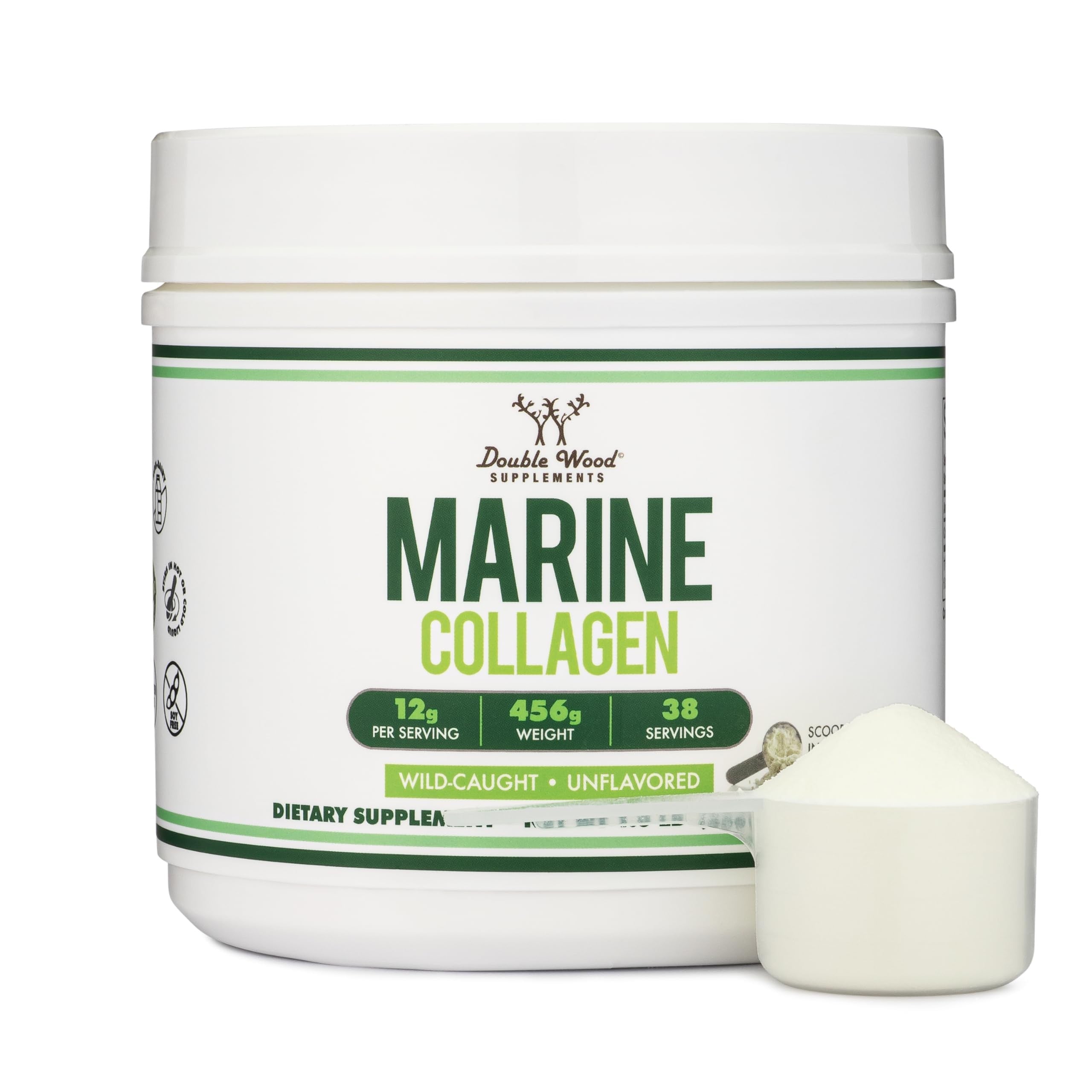 Marine Collagen Peptides من إنتاج شركة Double Wood Supplements