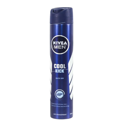 بخاخ مزيل عرق رجالي من ماركة NIVEA, بتركيبة منعشة وسريعة الجفاف،