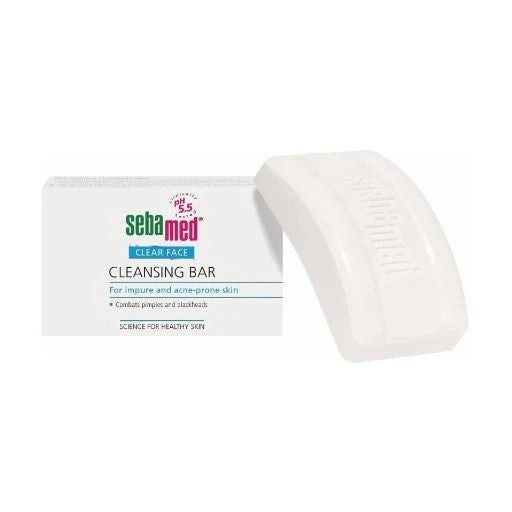 SEBAMED CLEAR FACE CLEANSING BAR – ١٠٠G | سيباميد صابونة لتنقية الوجه – ١٠٠ غرام