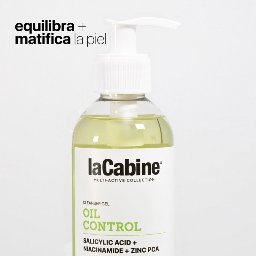 LaCabine Oil Control Facial Cleansing Gel، وهو جل منظف للوجه مصمم خصيصاً للعناية بالبشرة الدهنية والمختلطة