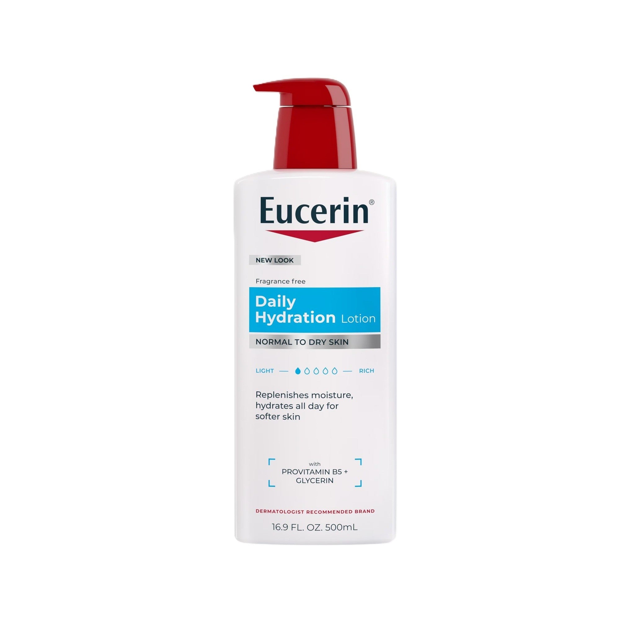 EUCERIN Daily Hydration Lotion - Normal To Dry Skin 500ml يوسيرين لوشن ترطيب يومي للبشرة العادية إلى الجافة