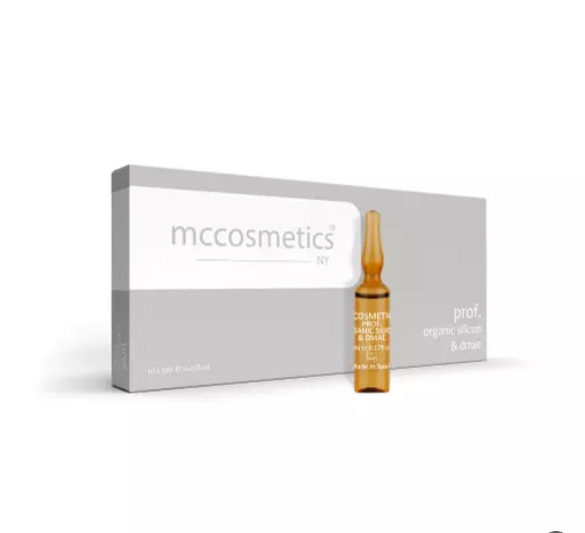 أمبولات السيليكون العضوي من شركة MCcosmetics الإسبانية (Prof. Organic Silicon)،