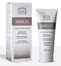 مستحلب AMELIX Brown Spots Body Emulsion من شركة LSI، وهو مستحضر طبي مخصص لتفتيح التصبغات الجلدية والبقع الداكنة في الجسم.