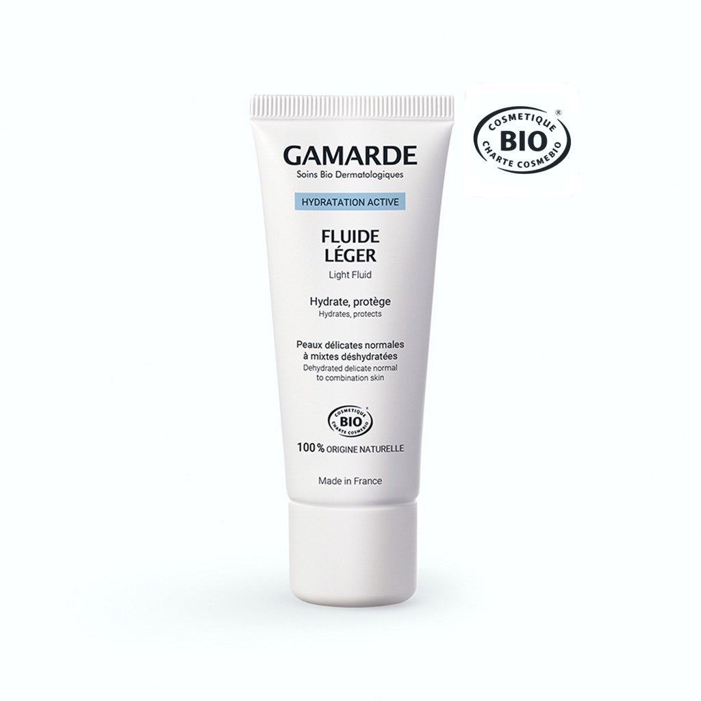 Gamarde Active hydration Light fluid Hydrates and protects ٤٠ml | جامارد اكتف هايدريشن ترطيب وحمايه للبشره ٤٠مل
