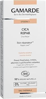 Gamarde Epiderm+ Cica Repar، وهو مستحضر طبي فرنسي المنشأ وعضوي بنسبة 98%، مصمم خصيصاً لترميم وتسكين البشرة المتهيجة، الحساسة، والتالفة.