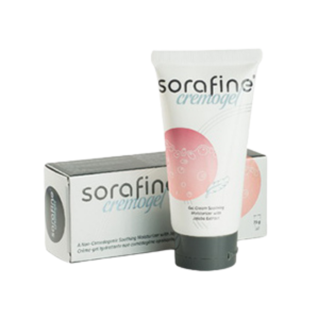 derma Pella Sorafine Cremogel Gel Cream Soothing Moisturizer With Jojoba Extract - 75g | ديرما بيلا جل مرطب للبشرة الدهنية - 75 غرام