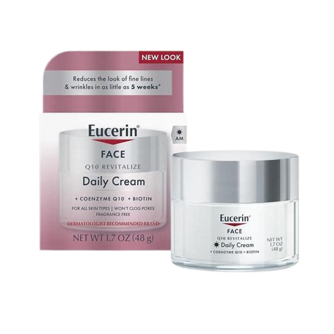 Eucerin Q10 Anti-Wrinkle Sensitive Skin Creme - 48g | يوسيرين كريم لعلاج التجاعيد للبشرة الحساسة - 48 غرام