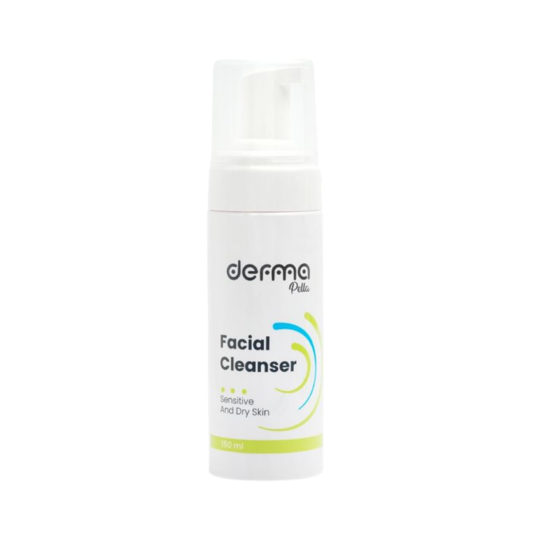 derma Pella Facial Cleanser Sensitive & Dry Skin - 150 ml | ديرما بيلا غسول وجه للبشرة الجافة والحساسة - 150 مل