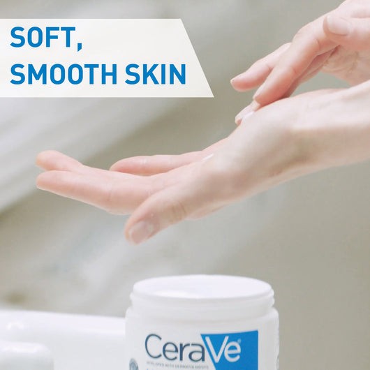 Cerave Moisturizing Cream for Dry Skin with Hyaluronic Acid - 340g | سيرافي كريم مرطب للبشرة الجافة - 340 غرام