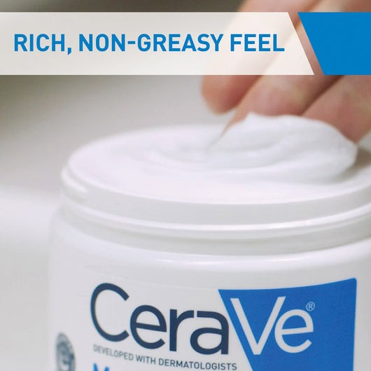 Cerave Moisturizing Cream for Dry Skin with Hyaluronic Acid - 340g | سيرافي كريم مرطب للبشرة الجافة - 340 غرام