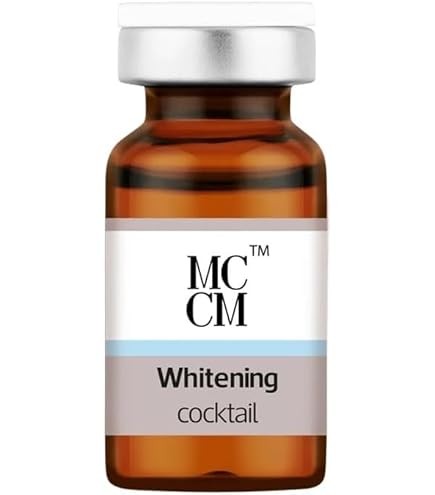 MCCM Whitening Cocktail (كوكتيل التبييض)، وهو عبارة عن محلول ميزوثيرابي إسباني الصنع مخصص لعناية البشرة الاحترافية ومكافحة التصبغات.يحتوي على 5 أمبولات