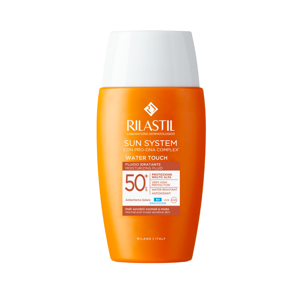 RILASTIL Sun System Water Touch Moisturizing Fluid SPF50 - 50ml | ريلاستيل واقي شمسي بثوام مائي خفيف و مرطب spf50 - 50 مل