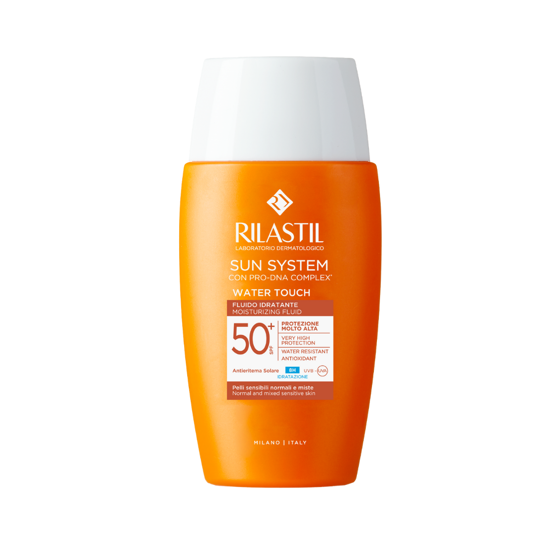 RILASTIL Sun System Water Touch Moisturizing Fluid SPF50 - 50ml | ريلاستيل واقي شمسي بثوام مائي خفيف و مرطب spf50 - 50 مل