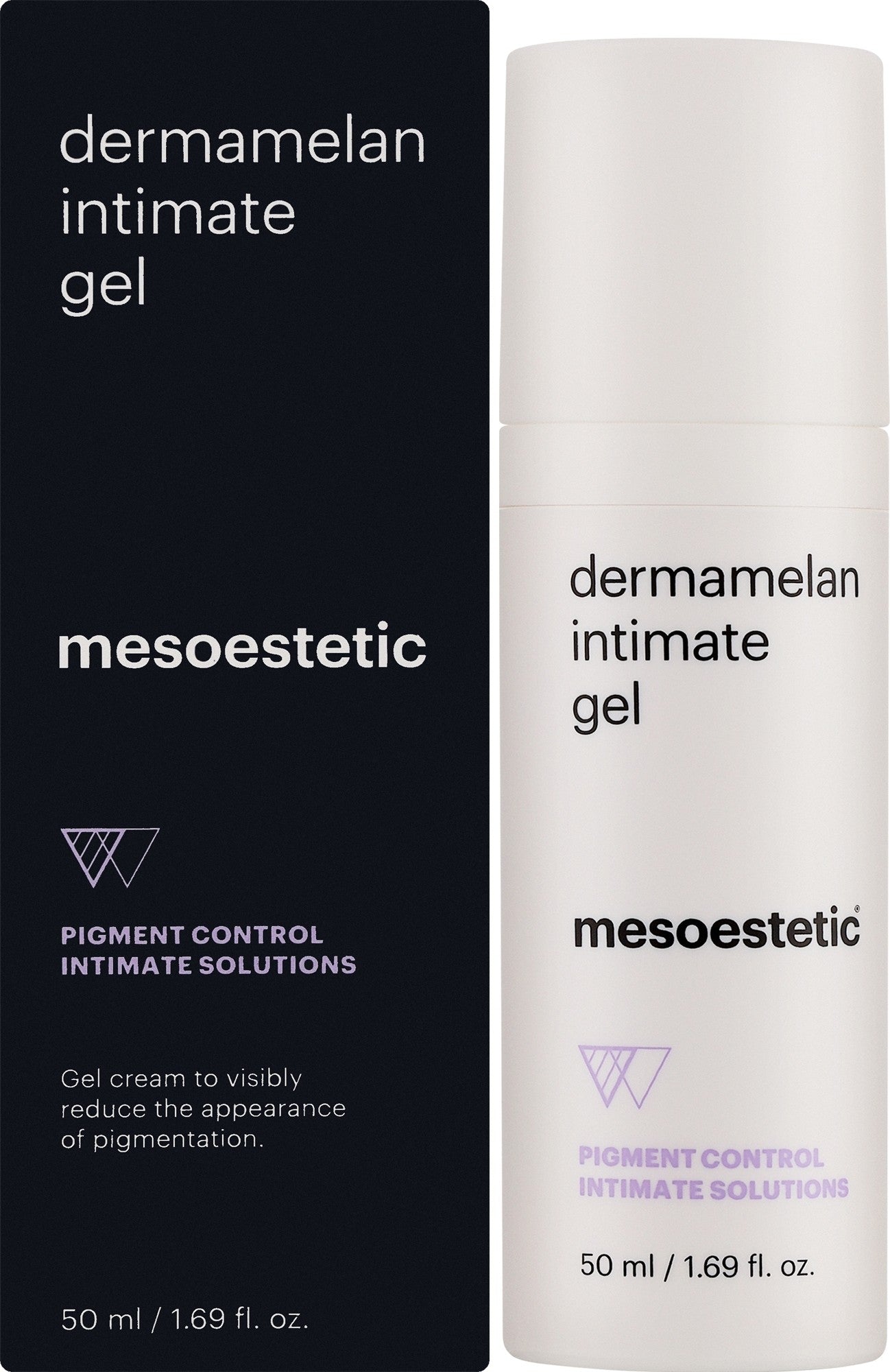 Mesoestetic Dermamelan Intimate Gel، وهو مصمم خصيصًا لتفتيح وتقليل التصبغات في المناطق الحساسة.