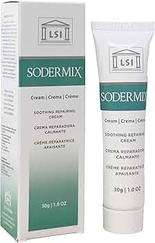 كريم سوديرميكس (Sodermix Cream)، وهو مستحضر طبي تجميلي خالٍ من الستيرويد (الكورتيزون)، يُستخدم بشكل أساسي لعلاج الندبات وتحسين مظهر الجلد المتضرر