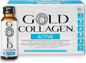 مكمل الكولاجين السائل Gold Collagen Active المصمم لدعم صحة البشرة والمفاصل.