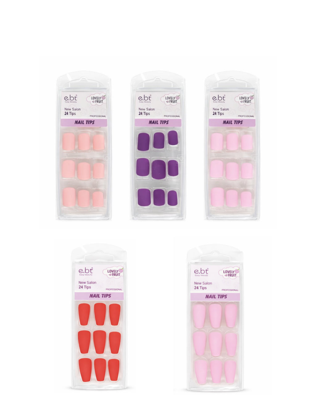 علبة أظافر صناعية جاهزة للتركيب (Press-on Nails)