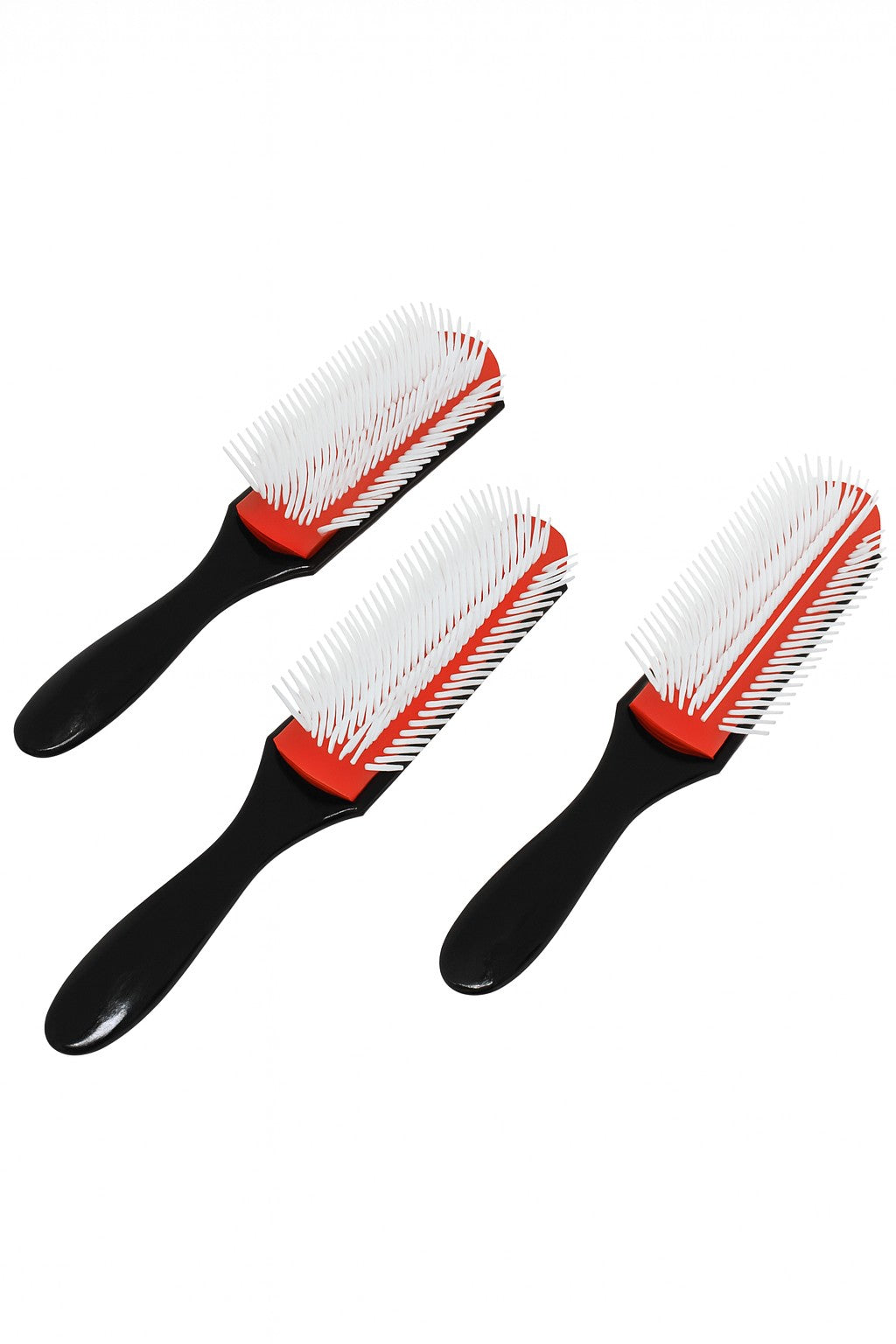فرشاة تصفيف كلاسيكية ذات 9 صفوف (المعروفة بتصميم "الدنمن" Denman Brush) من العلامة التجارية Easy Beauty (e.bt).