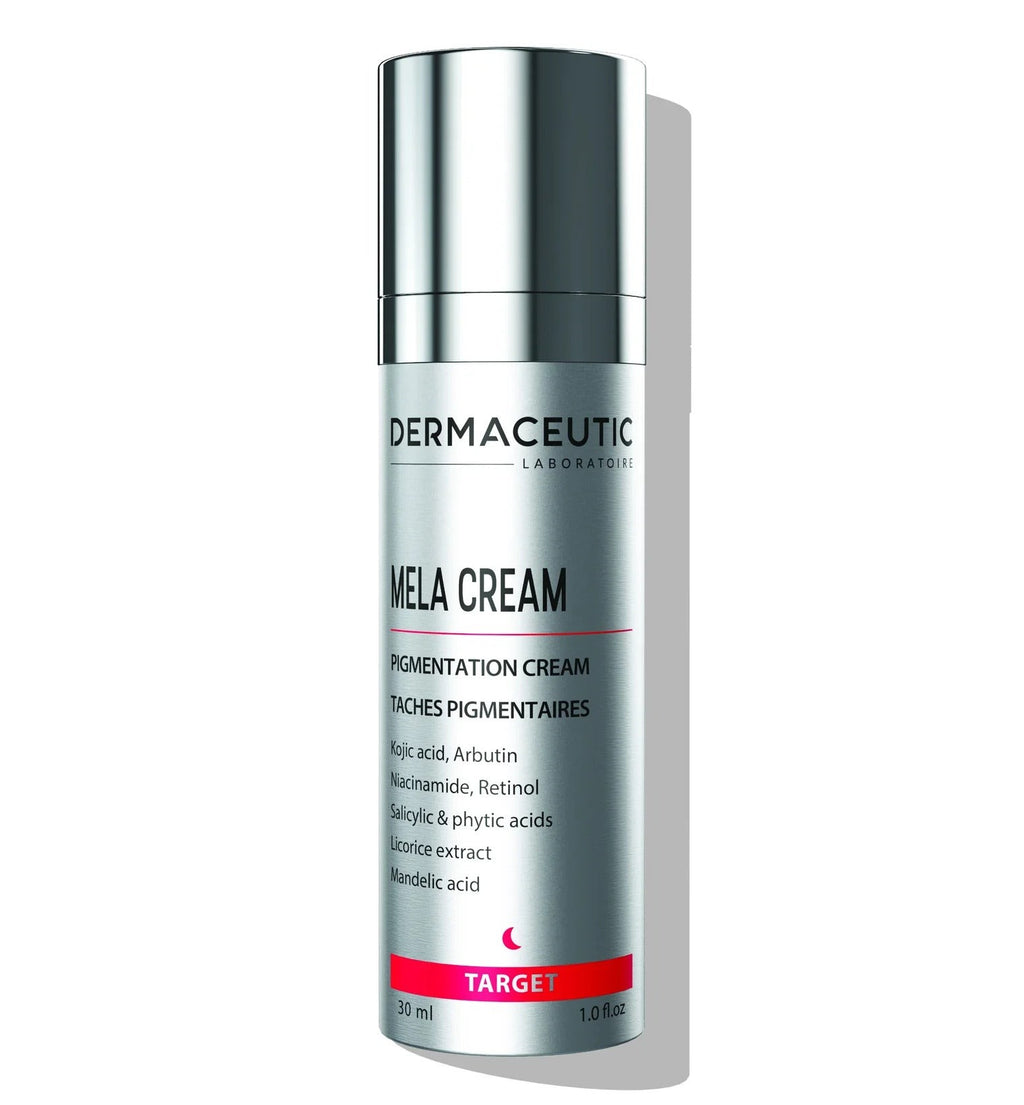 Dermaceutic Mela Cream، وهو كريم مخصص لعلاج التصبغات الجلدية