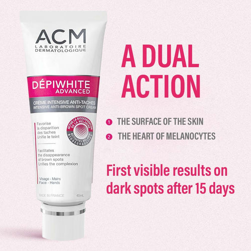 ACM Depiwhite Advanced Intensive Anti-Brown Spot Cream - 40ml | اي سي ام كريم مضاد للبقع البنية - 40 مل