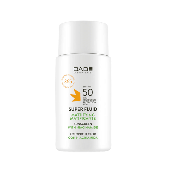 BABE Sun Super Fluid Mattifying Sunscreen SPF50 - 50ml | بيب بيبي واقي شمس سوبر فلويد مات - 50مل