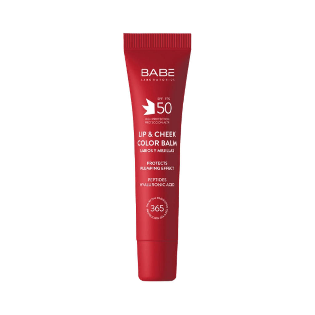 BABE LIP & CHEEK COLOR BALM SPF 50 - 20ml | بابيه مرطب ملون للشفاه والخدود مع حماية SPF 50 – 20 مل