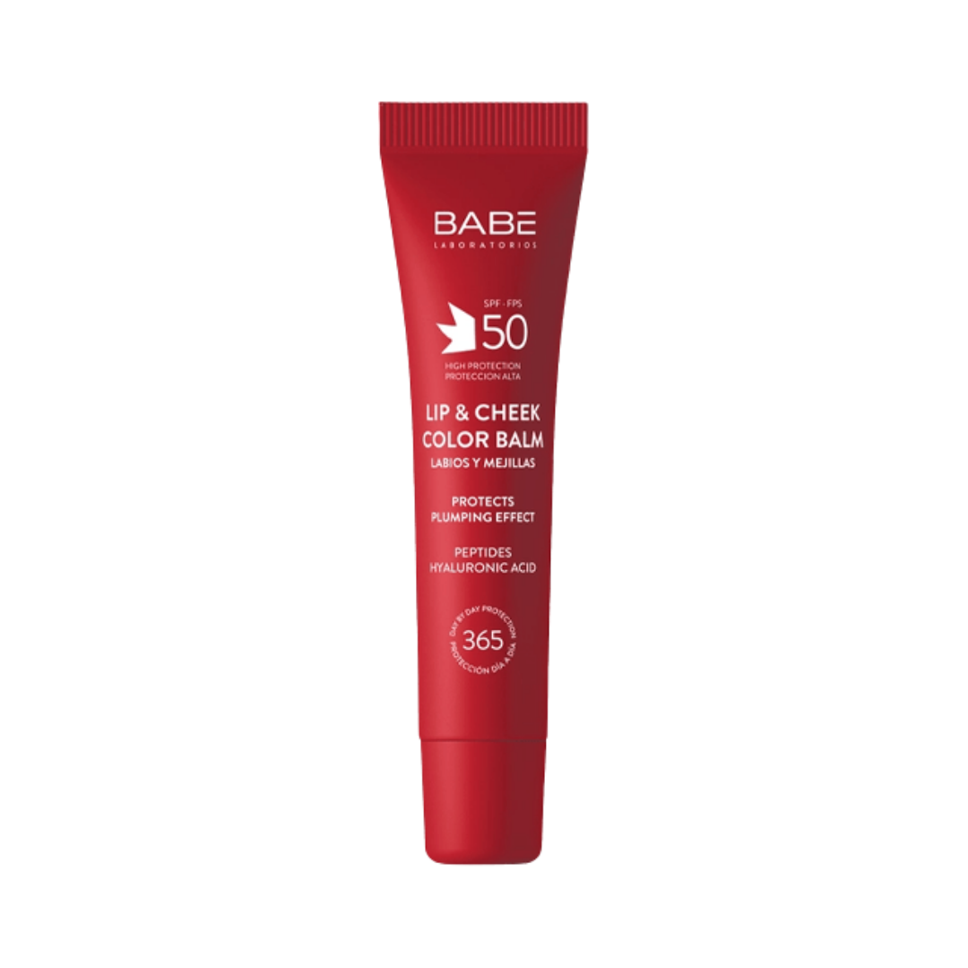 BABE LIP & CHEEK COLOR BALM SPF 50 - 20ml | بابيه مرطب ملون للشفاه والخدود مع حماية SPF 50 – 20 مل