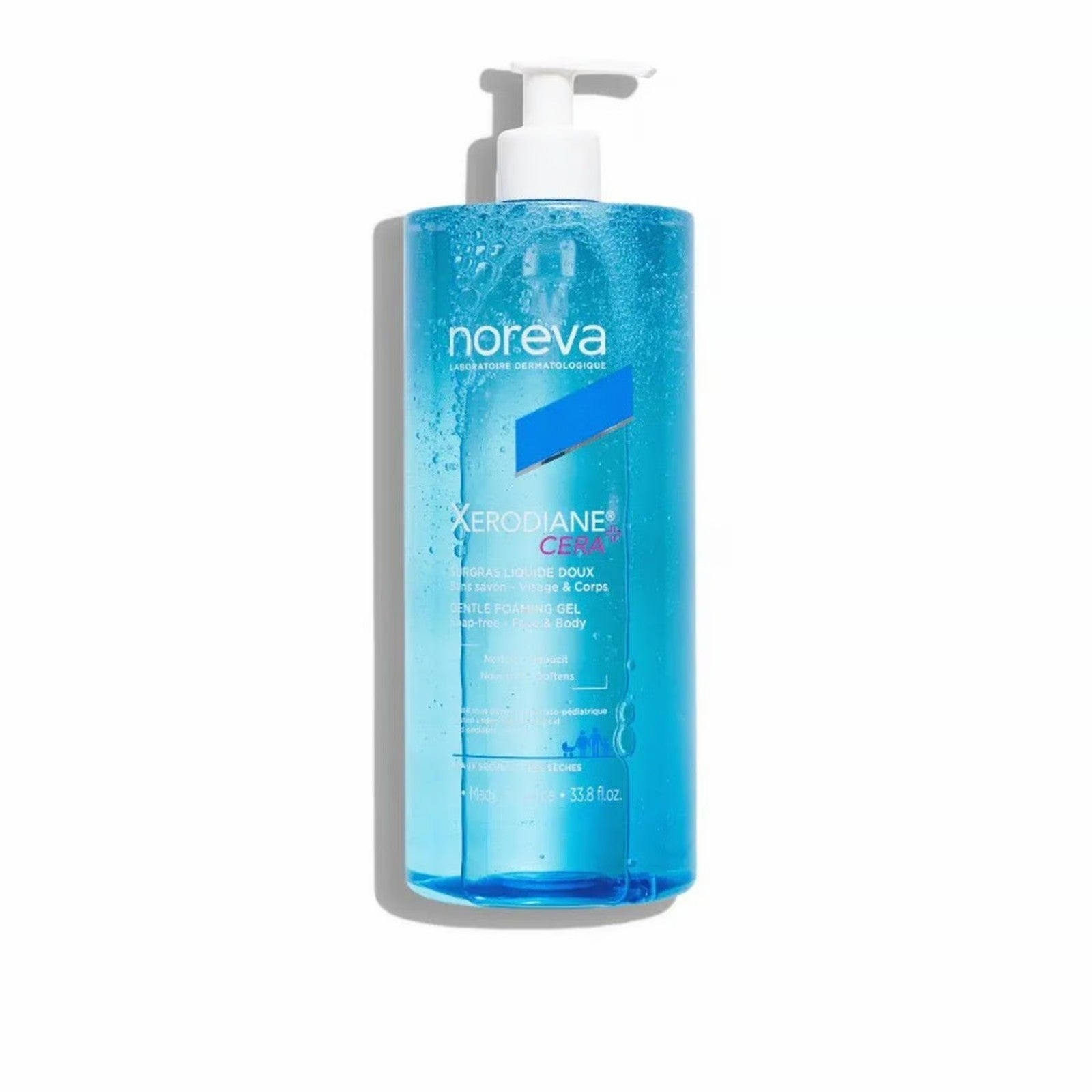 NOREVA Xerodiane cera Gentle Foaming Gel For Body & Face 1000ml نوريفا غسول للوجه و الجسم