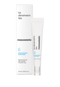 Mesoestetic ha densimatrix lips، وهو بلسم وزيت علاجي متطور ومخصص للعناية المكثفة بالشفاه.