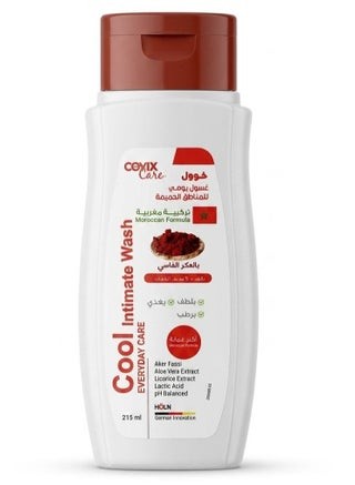 غسول كوول اليومي للمناطق الحميمة بالعكر الفاسي (Cool Intimate Wash) من العلامة التجارية كوفيكس كير (Covix Care