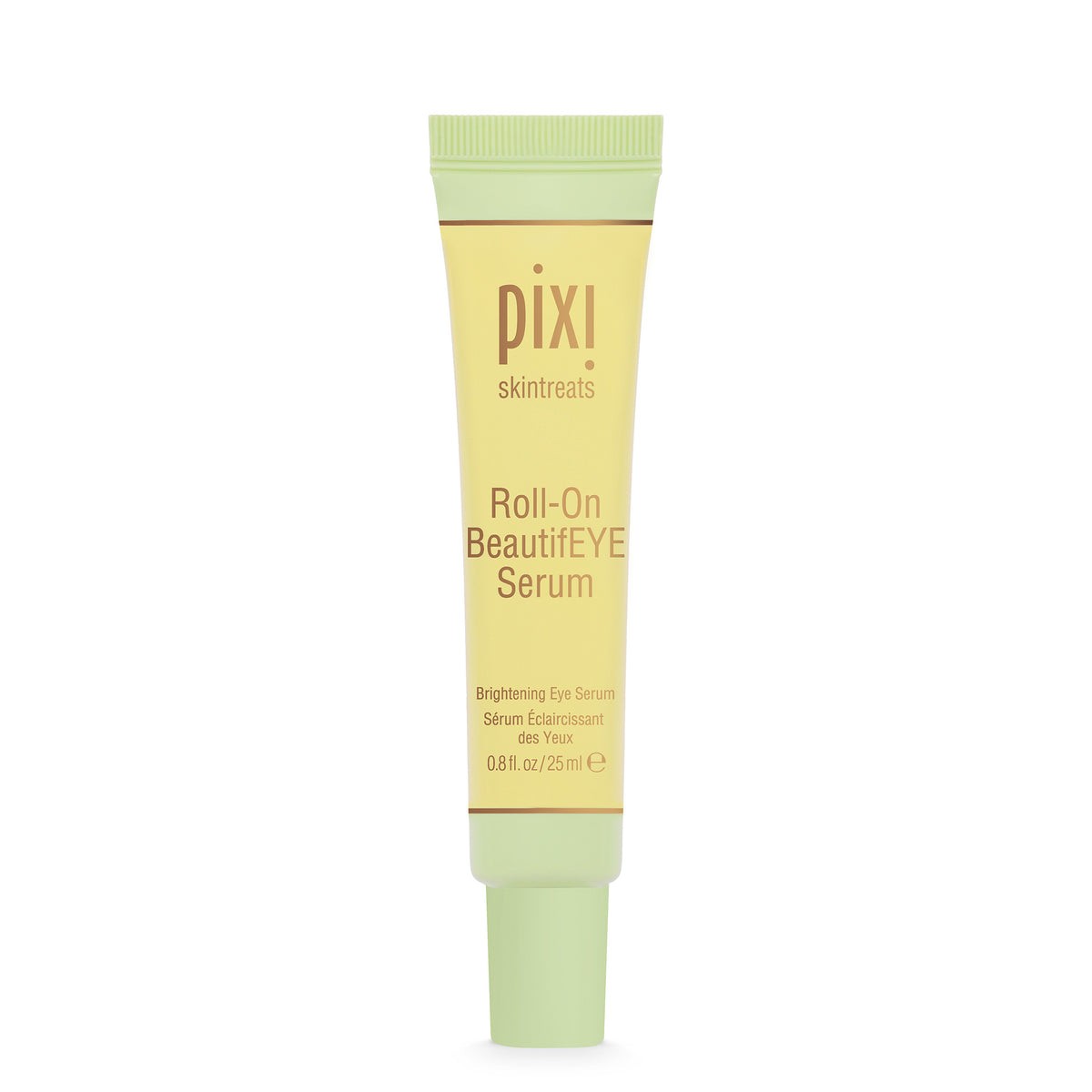 Pixi Roll-On BeautifEYE Serum، وهو سيروم مخصص لمنطقة محيط العينين مصمم لتفتيح البشرة وترطيبها وتخفيف علامات الإجهاد.