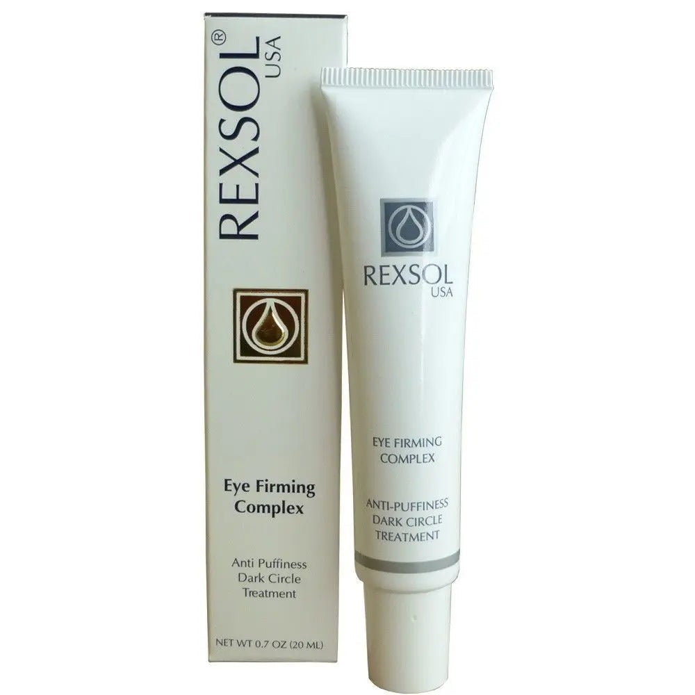 Rexsol Eye Firming Complex، وهو عبارة عن كريم متطور مخصص للعناية بالمنطقة الرقيقة المحيطة بالعينين.