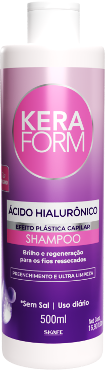 SKAFE Kera Form Shampoo Hyaluronic Acid - 500ml | سكاف شامبو بالهيالورونيك اسيد - 500 مل
