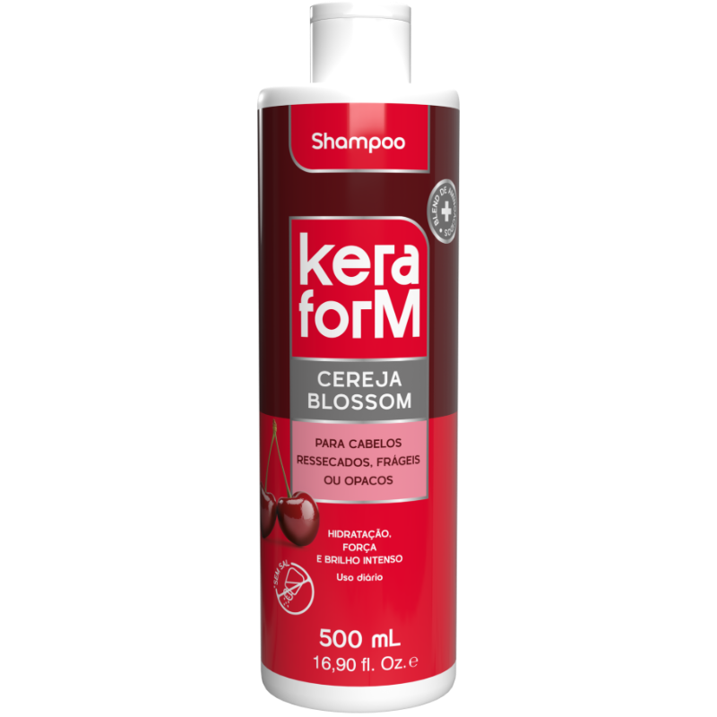 Skafe Keraform Cereja Blossom shampoo | شامبو سكافي فورم بخلاصة أزهار الكرز