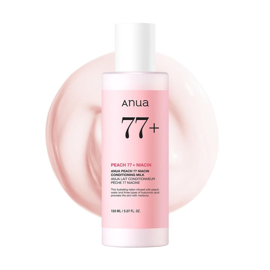 Anua Peach 77 Niacin Conditioning Milk | لوشن (حليب) أنوا بالخوخ والنياسيناميد 77% لترطيب البشرة