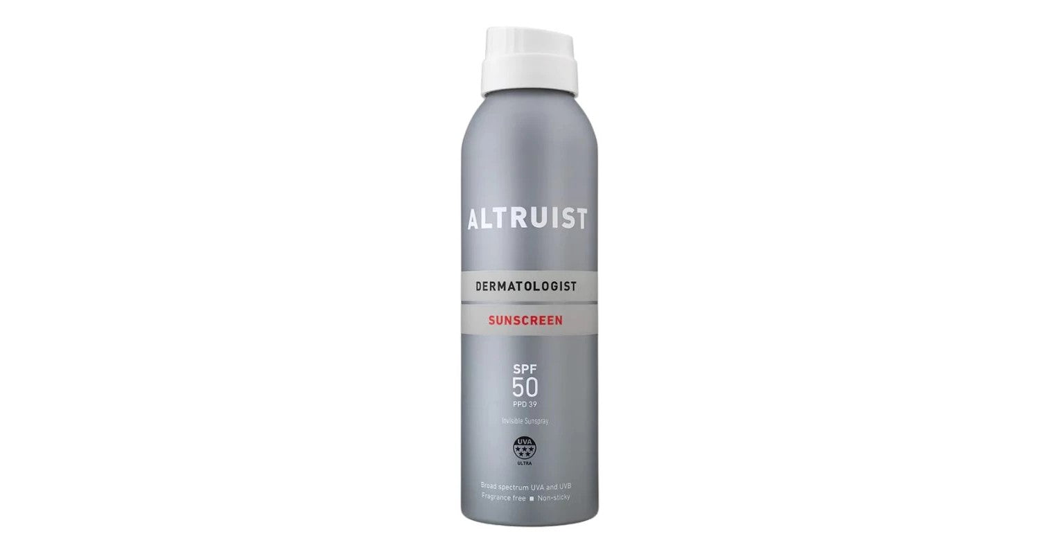 altruist dermatologist sunscreen spf 50 spray |الترويست واقي شمس بخاخ حمايه 50 spf