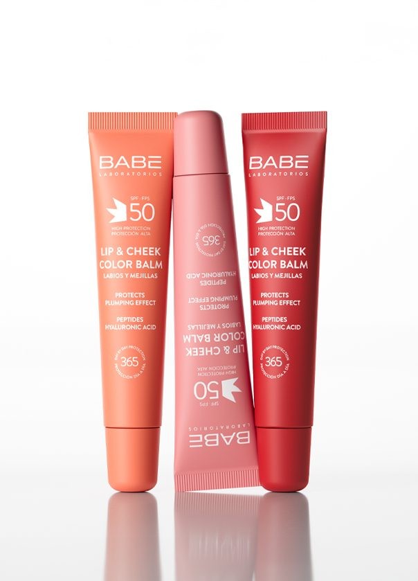 BABE LIP & CHEEK COLOR BALM SPF 50 - 20ml | بابيه مرطب ملون للشفاه والخدود مع حماية SPF 50 – 20 مل