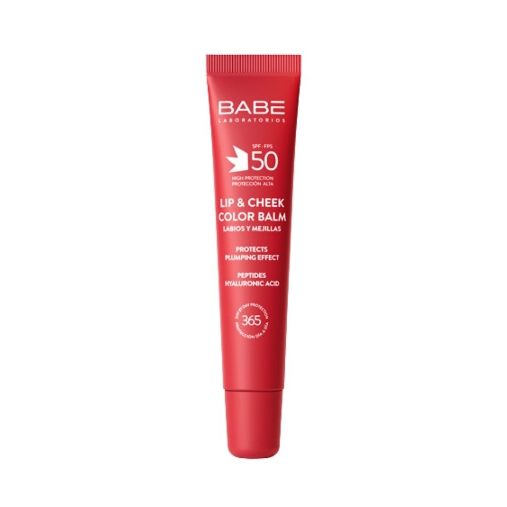 BABE LIP & CHEEK COLOR BALM SPF 50 - 20ml | بابيه مرطب ملون للشفاه والخدود مع حماية SPF 50 – 20 مل