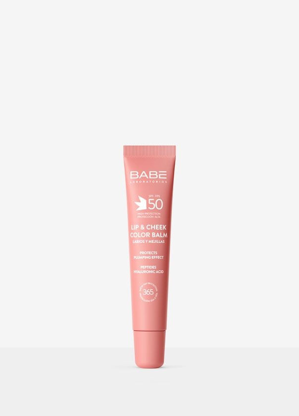 BABE LIP & CHEEK COLOR BALM SPF 50 - 20ml | بابيه مرطب ملون للشفاه والخدود مع حماية SPF 50 – 20 مل