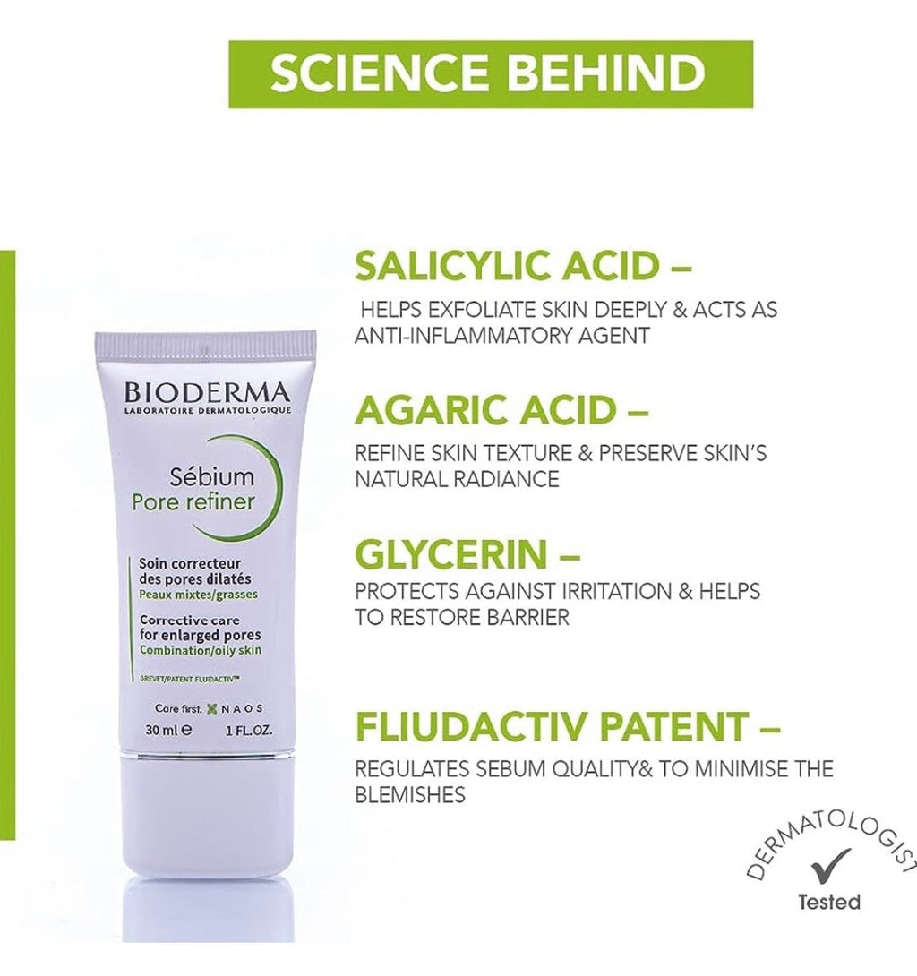 Bioderma Sébium Pore Refiner | كريم بيوديرما لتضييق ومصحح المسام.