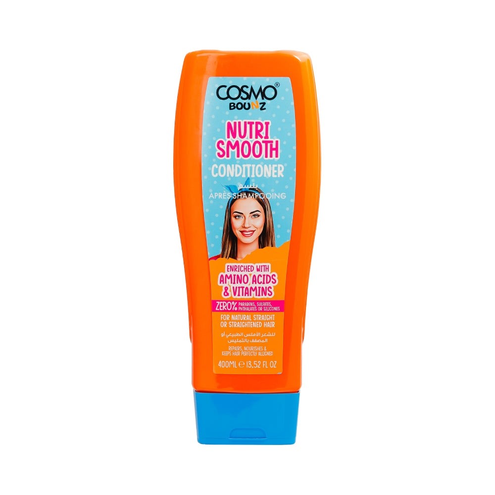 Cosmo Bounz Nutri-Smooth Full Hair Care Package | بكج شامبو وبلسم التغذية المتكاملة للشعر