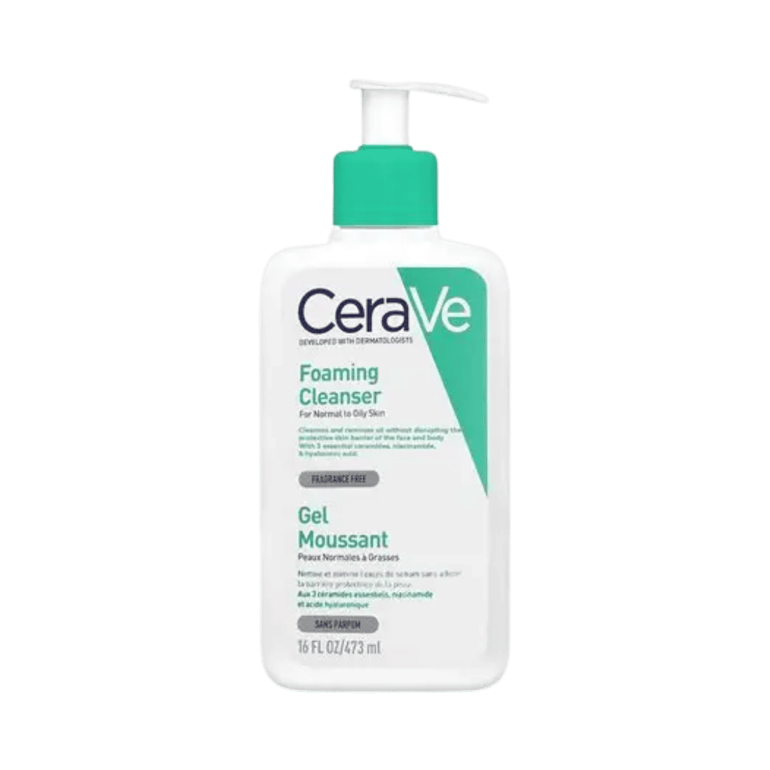 CeraVe Foaming Cleanser for Normal to Oily Skin Gel Moussant - 473ml | سيرافي غسول رغوي - 473مل
