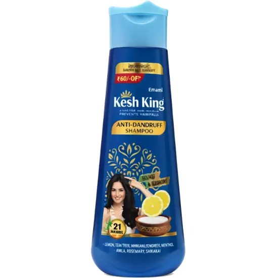 Kesh King Ayurvedic Anti-Dandruff Shampoo Curd Active & 21 Herbs - 340ml | كيش كينغ شامبو أيورفيدا ضد القشرة مكون من 21 عشبة