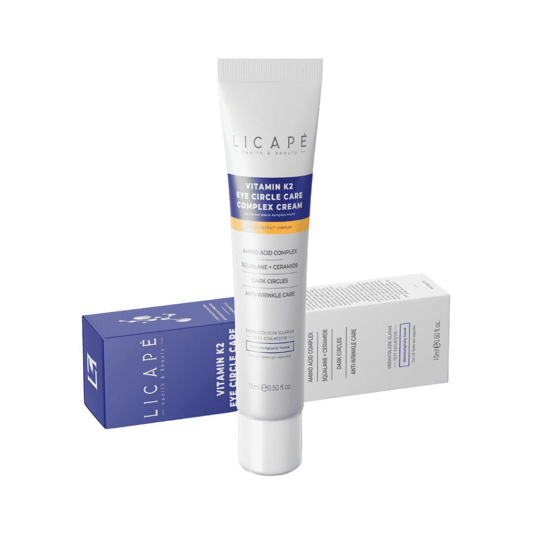 Licape Vitamin K Eye Circle Care Complex Cream - 15ml | كريم ليكابيه فيتامين K للعناية بمنطقة حول العين والهالات – 15 مل