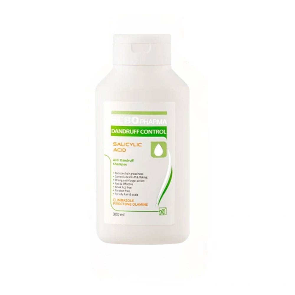 NOVO PHARMA Sebopharma Anti Dandruff Shampoo For Oily Hair Pharma Series - 300ml | نوفو فارما شامبو المضاد للقشرة للشعر دهني 300- مل