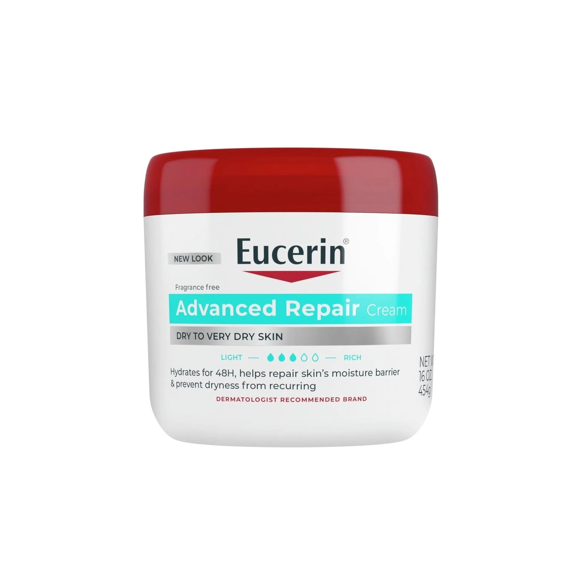 Eucerin Advanced Repair Body Cream for Dry Skin,454g يوسرين كريم اصلاح البشرة