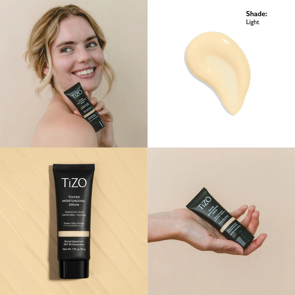 TIZO Tinted Moisturizing Serum SPF 30 – 29g | تايزو سيروم مرطب ملون مع حماية من الشمس SPF 30 – 29 غم