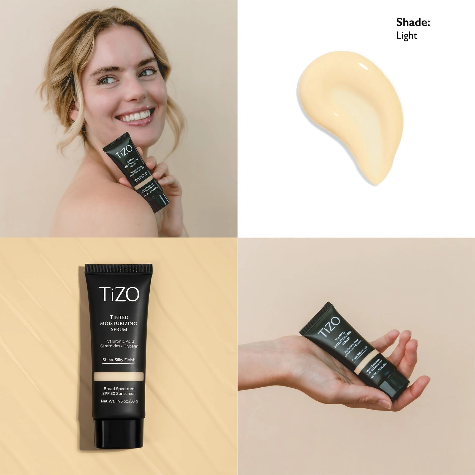 TIZO Tinted Moisturizing Serum SPF 30 – 29g | تايزو سيروم مرطب ملون مع حماية من الشمس SPF 30 – 29 غم