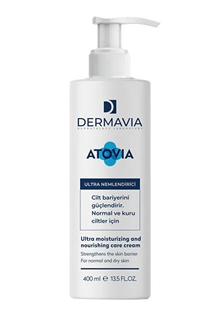 DERMAVIA ATOVIA Ultra Moisturizer – 400ml | ديرمافيا أتوفيا كريم ترطيب فائق – 400 مل